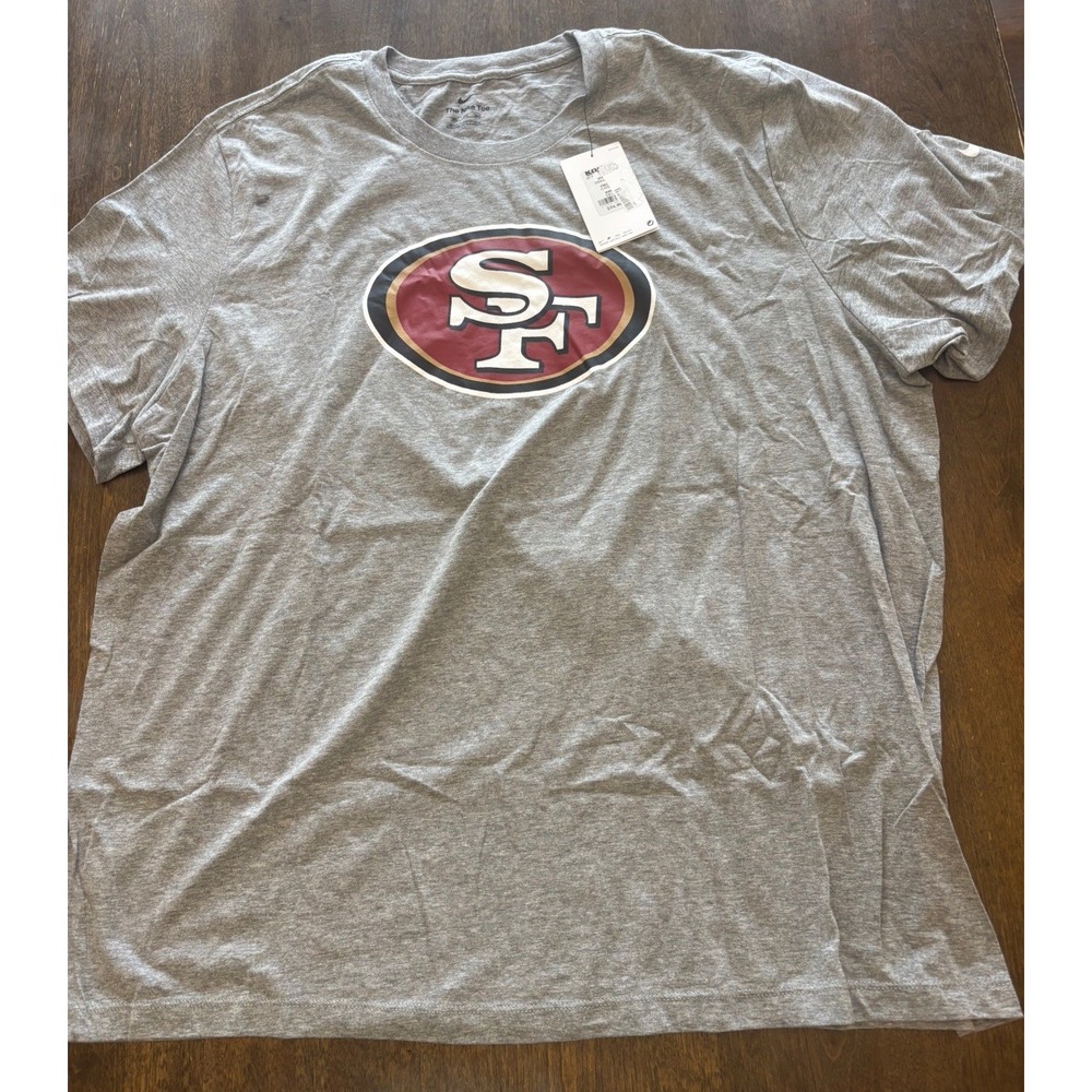 Nike San Francisco 49ers Men's Gray Long Sleeve Shirt 3XL